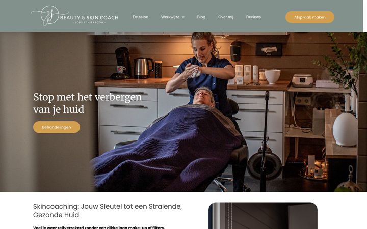 Screenshot of jsskincoach.nl
