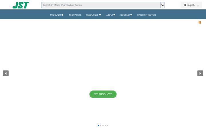 Skærmbillede af jst.com