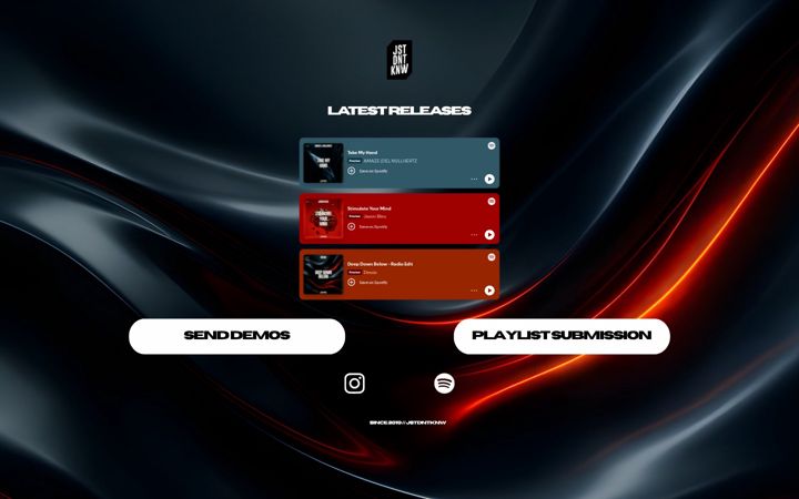 Screenshot of jstdntknw.com