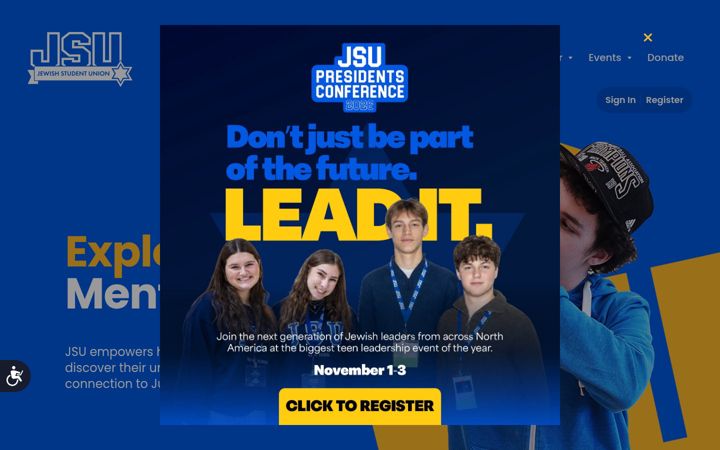 Screenshot of jsu.org