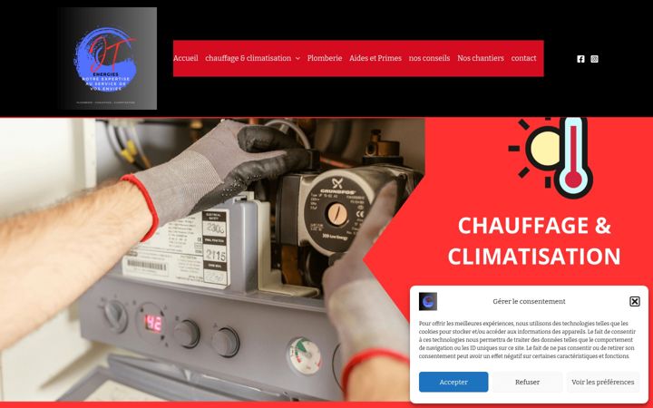 Screenshot of jt-energies.com