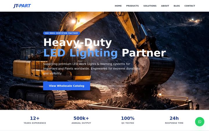 Screenshot of jt-part.com