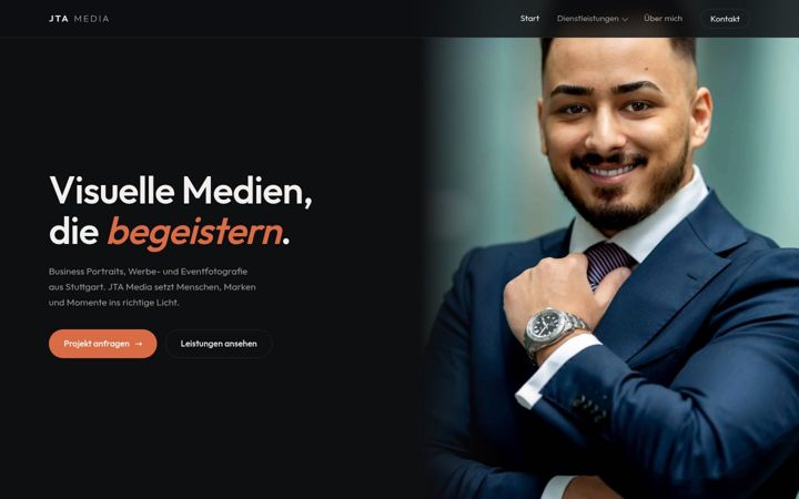Screenshot of jta-media.de
