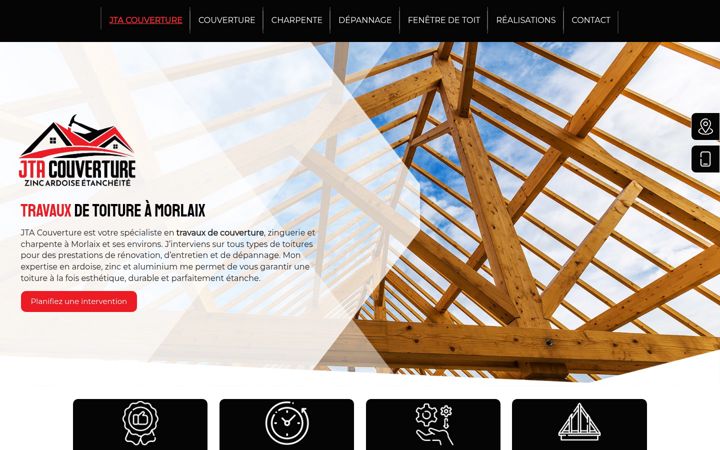 Screenshot of jtacouverture.fr