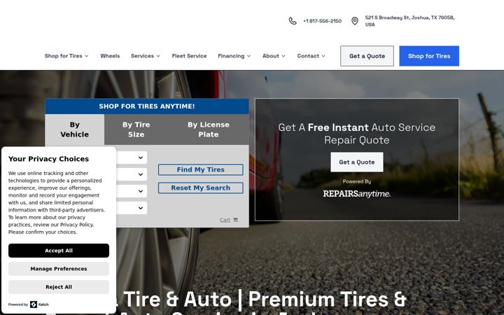 Screenshot of jtatx.com