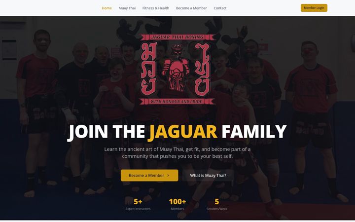 Screenshot of jtbtraining.co.uk