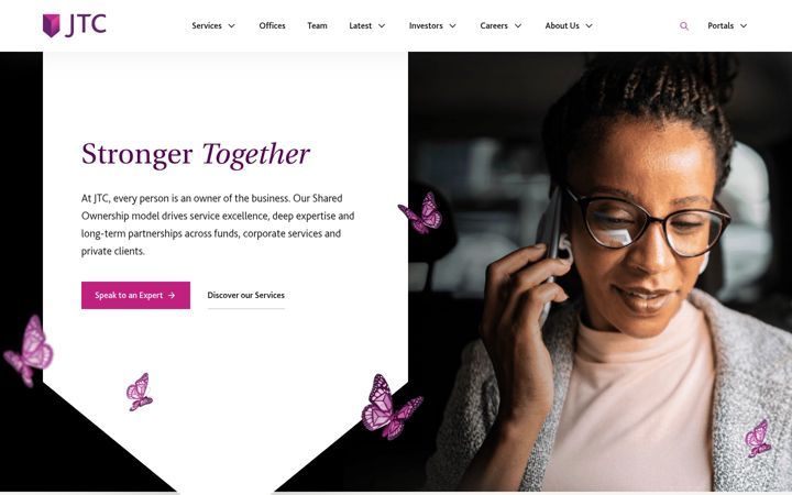 Screenshot of jtcgroup.com