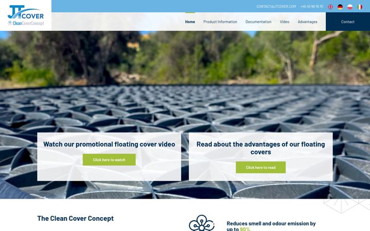 Screenshot of jtcover.com