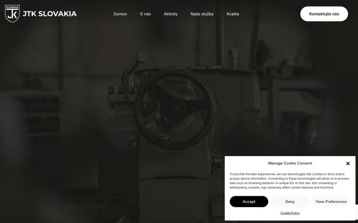 Screenshot of jtkslovakia.sk