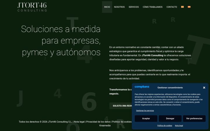 Screenshot of jtort46.com