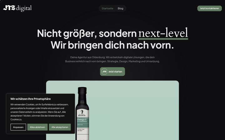 Screenshot of jtsdigital.de