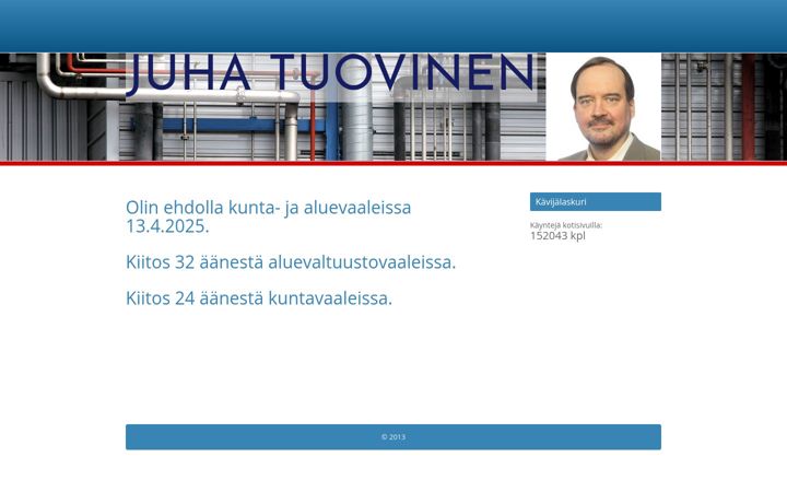 Screenshot of jtuovi.com