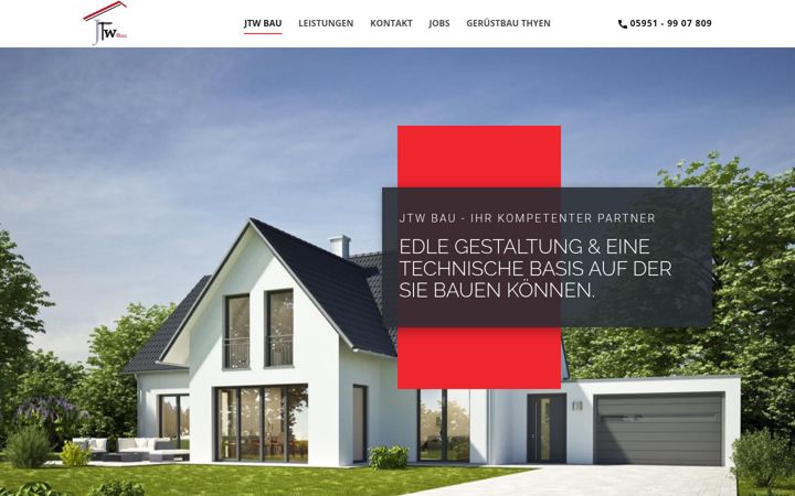 Screenshot of jtw-bau.de