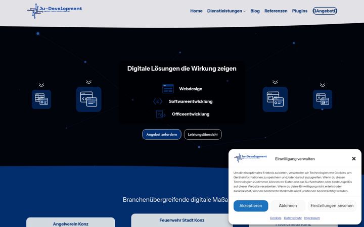 Screenshot of ju-development.de