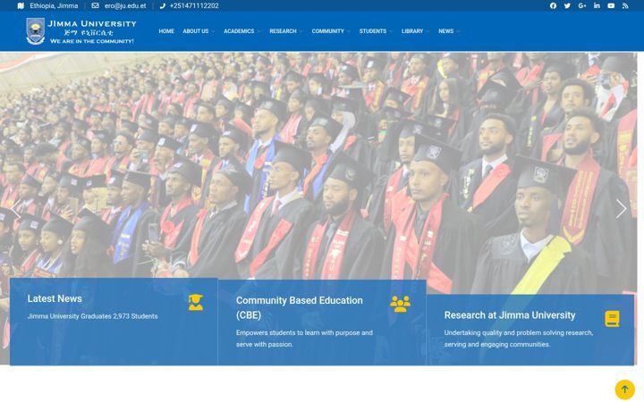 Screenshot of ju.edu.et