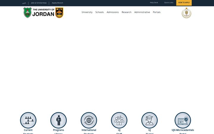 Screenshot of ju.edu.jo