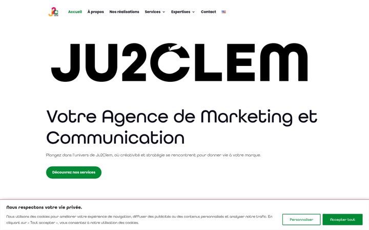 Screenshot of ju2clem.com