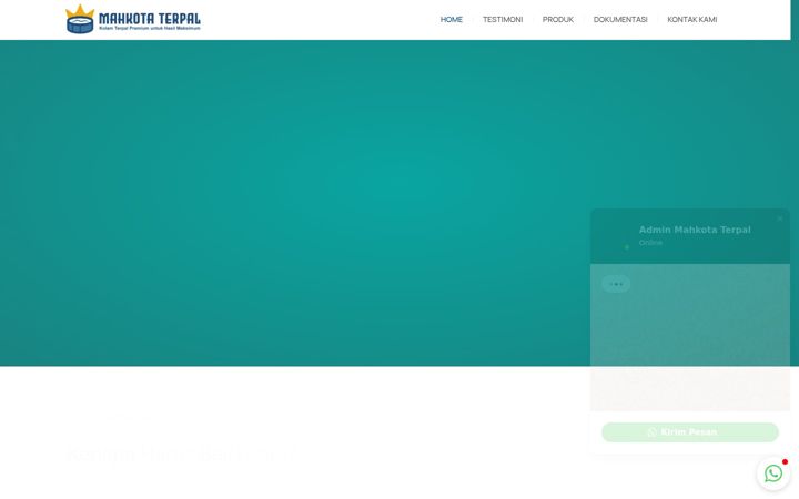 Screenshot of jualkolamterpal.com