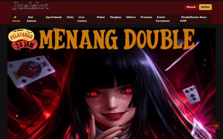 Screenshot of jualslot.com