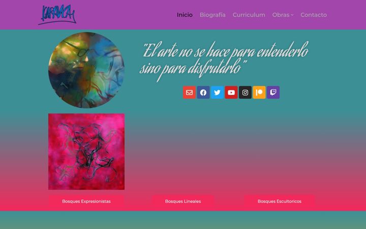 Screenshot of juanantoniocaravaca.com