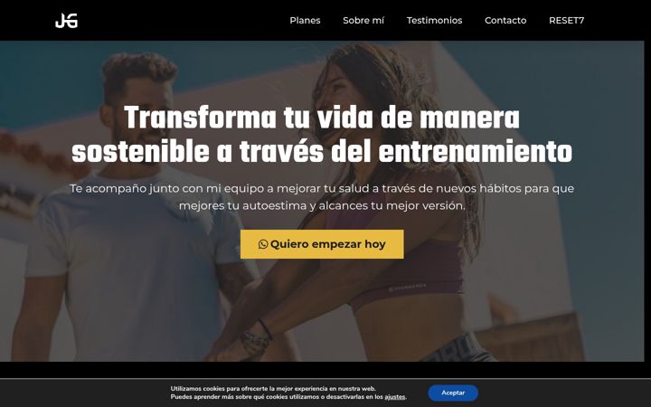 Screenshot of juancargarma.com