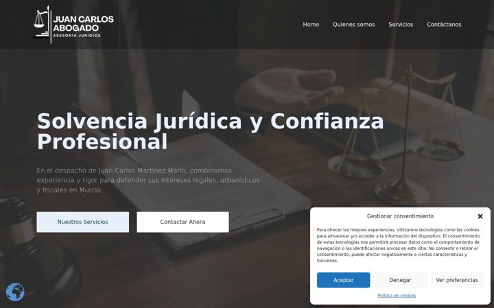 Screenshot of juancarlosabogado.com
