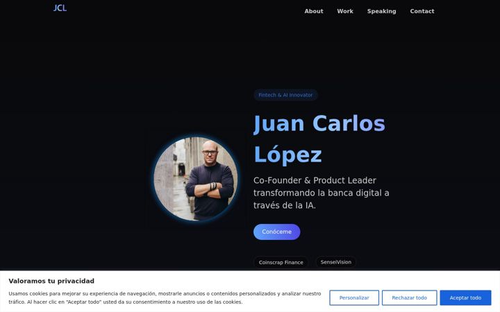 Screenshot of juancarloslopezdiaz.com