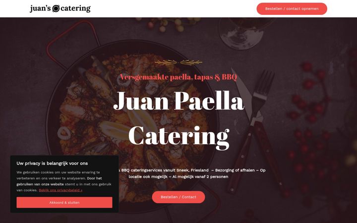 Screenshot of juancatering.nl