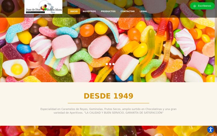 Screenshot of juandediosbellonmora.com