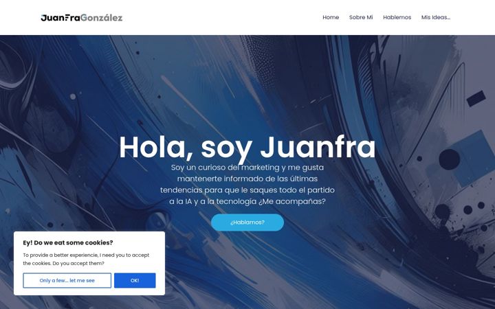 Screenshot of juanfragonzalez.com