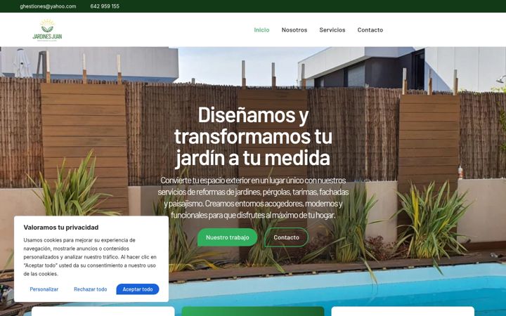 Screenshot of juanghestiones.es