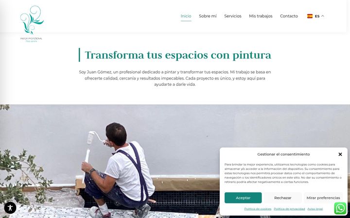Screenshot of juangomezrosales.com