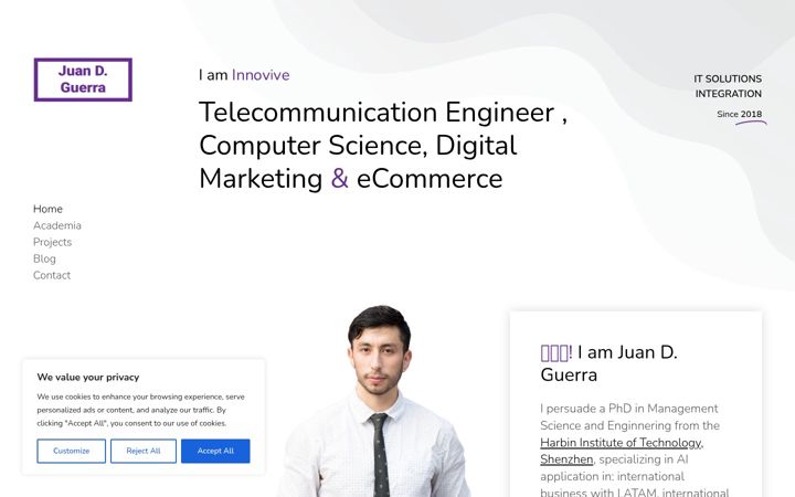 Screenshot of juanguerralatam.com