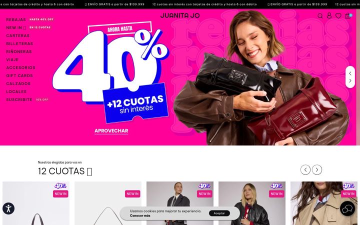 Captură de ecran a juanitajo.com