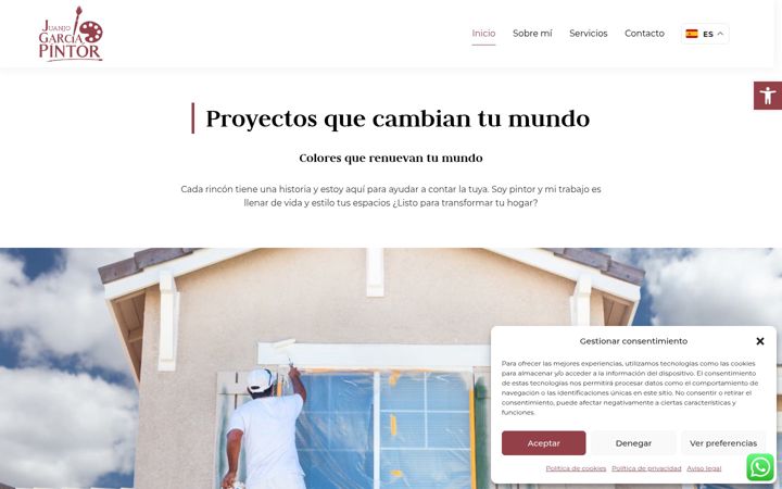 Screenshot of juanjosegarciapintor.com
