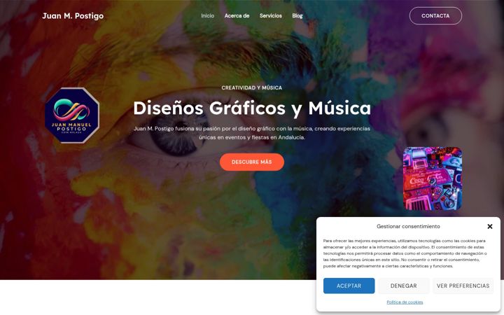 Screenshot of juanmanuelpostigo.es