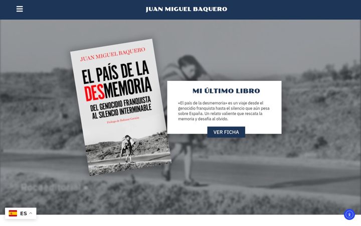 Screenshot of juanmiguelbaquero.es