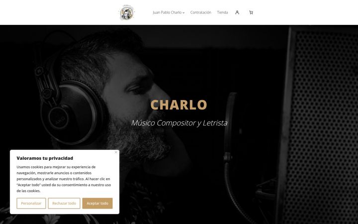Screenshot of juanpablocharlo.com