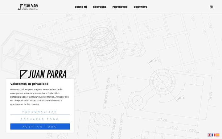 Screenshot of juanparraromero.es