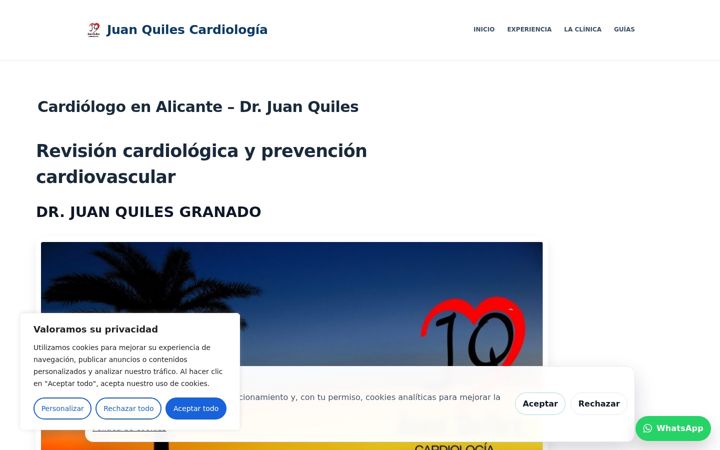 Screenshot of juanquiles.es