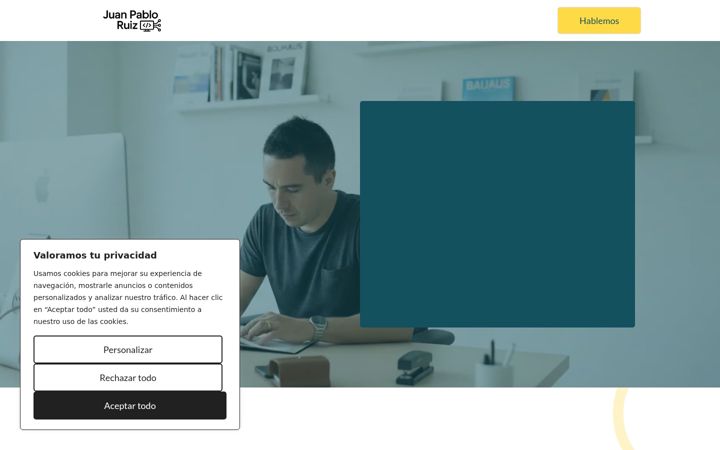Screenshot of juanruizdev.es