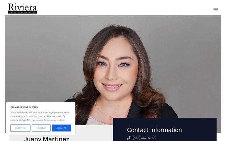 Screenshot of juanymartinez.com