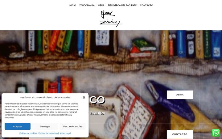 Screenshot of juanzivico.com