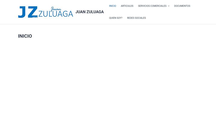 Screenshot of juanzuluaga.com.co
