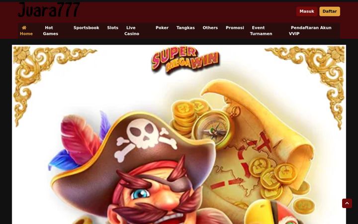 Screenshot of juara777.org