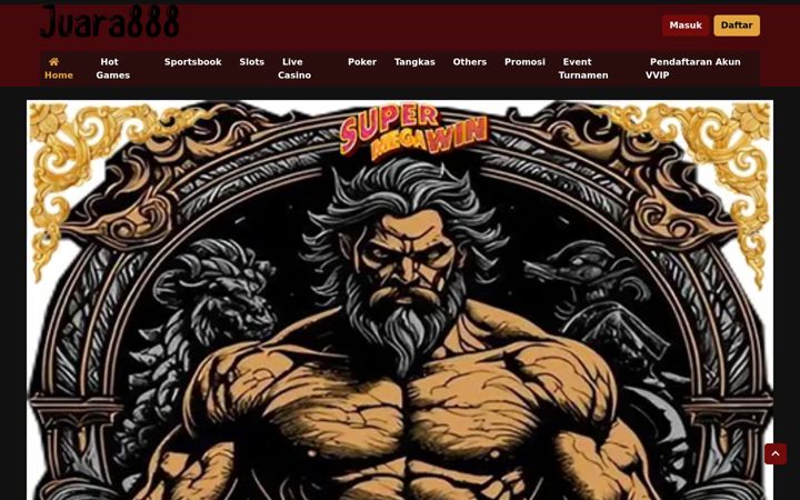 Screenshot of juara888.net