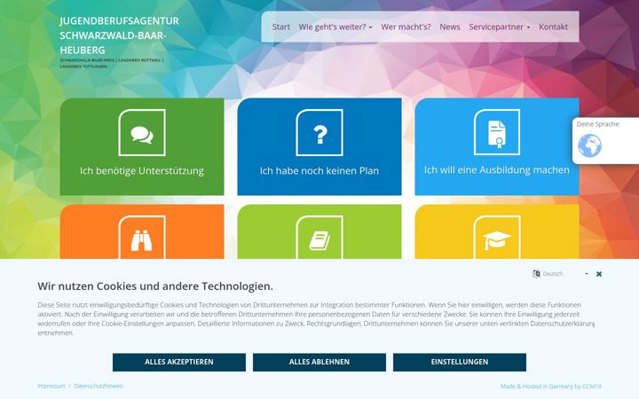 Screenshot of jubasbk.de
