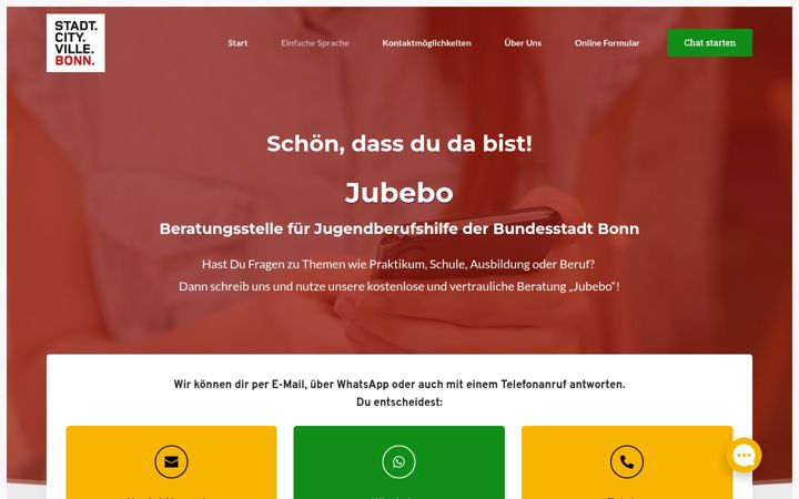 Screenshot of jubebo.de