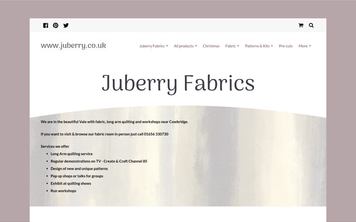 Screenshot of juberry.co.uk