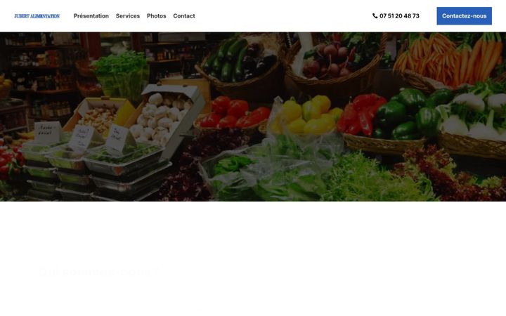 Screenshot of jubertalimentation.fr